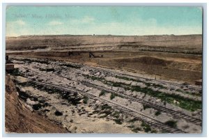 Hibbing Minnesota Postcard Sellers Mine Aerial View Railroad 1914 Vintage Posted