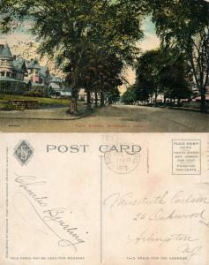 BRIDGEPORT CT PARK AVENUE ANTIQUE POSTCARD