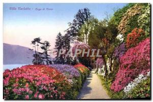 Postcard Old Villa Carlotta Lago Di Como