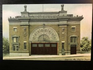 Vintage Postcard 1901-1907 Empire Theatre Lewiston Maine