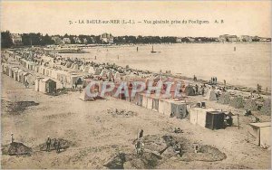 Old Postcard La Baule Sea (L I) Vue Generale taken Pouliguen