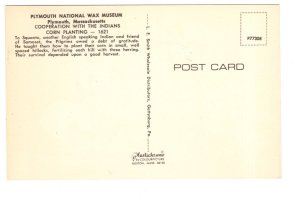 Corn Planting with Indians, Plymouth National Wax Museum, Massachusetts,