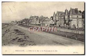 Old Postcard Houlgate The Hotel de la Mer and the Promenade de la Mer