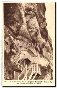 Old Postcard Laugerie Lower Cave of the Big Rock Les Eyzies Cliff Cave Entrance