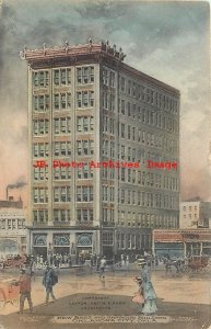 OK, Oklahoma City, Oklahoma, Bass & Harbour Building, 1909 PM, HH Clarke Pub
