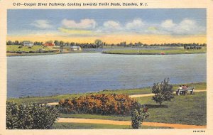 Cooper River Parkway Looking Towards Yacht Basin - Camden, New Jersey NJ