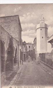 Algeria Blida Rue Hueydon et la Mosquee