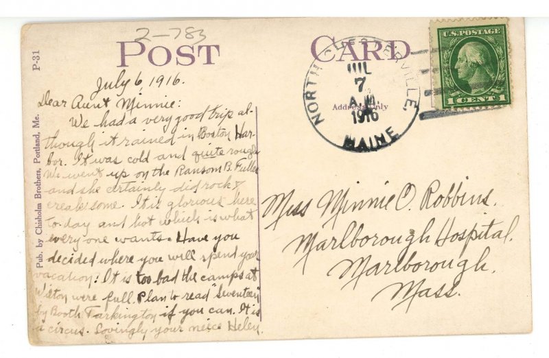 ME - Portland. Henry Wadsworth Longfellow Monument