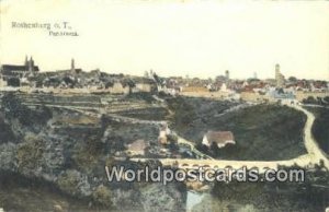 Rothenburg o T Germany Postal Used Unknown, Missing Stamp 