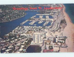 Pre-1980 AERIAL VIEW Fort Lauderdale Florida FL A5022