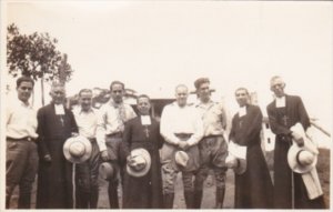 Brasil Group Of Missionaries Real Photo