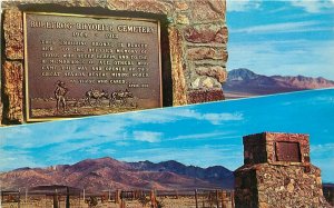 Postcard 1950s Nevada Rhyolite Bullfrog Cemetery Colorpicture NV24-2449