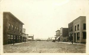 c1910 RPPC Postcard Main Street Culbedrtson MT Tanner Roosevelt County