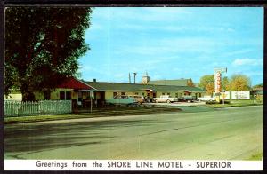 Greetings From Shore Line Motel,Superior,WI