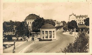 Czech Republic Františkovy Lázně Františkův pramen Frantiskovy lazne RPPC 06.88