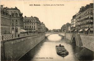 CPA RENNES - Les Quais pris du Pont Berlin (584386)