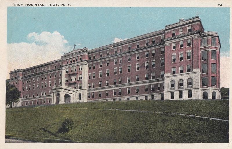 Troy Hospital New York Postcard