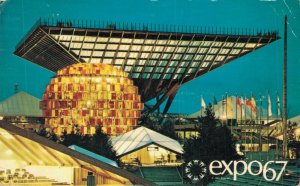 Canada Montreal Canada Expo 67 Canada's Pavilion Postcard 07.94
