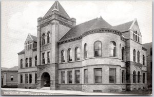 Courthouse Santa Cruz California CA Historic Landmark Building Postcard