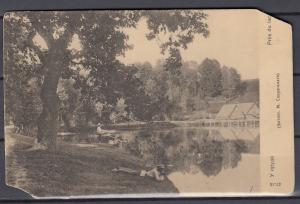 Russia - 1912 St.Eugene Society (#4714) by the pond (M87)