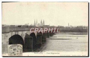 Old Postcard Moulins Bridge Régemortes