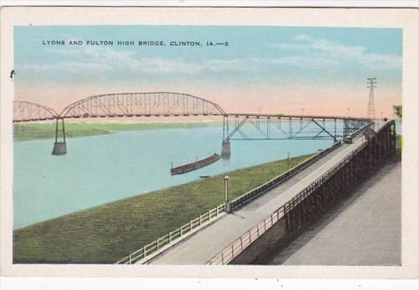 Iowa Clinton Lyons and Fulton High Bridge