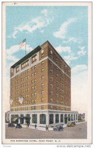 HIGH POINT, North Carolina, 1900-1910's; The Sheraton Hotel, Classic Cars