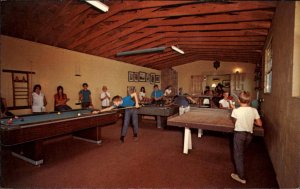 Theodosia MO Turkey Creek Ranch Rec Room Billiards Ping Pong Postcard