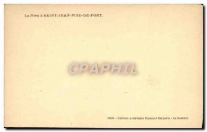Old Postcard The Nive in St. Jean Pied de Port