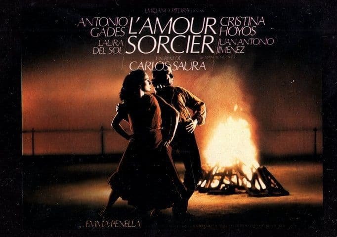 Love Sorcerer Falla Ballet Andalucia Gypsies Film Poster Postcard