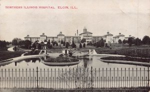 ELGIN ILLINOIS~NORTHERN ILLINOIS HOSPITAL~1900s POSTCARD