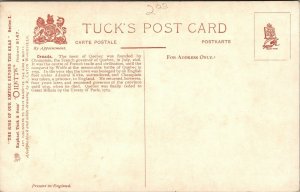 Vtg Canada Champlain Surrendering Quebec to Admiral Kirke 1910s Tuck Postcard