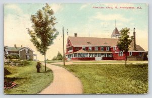 East Providence Rhode Island~Pomham Club & Grounds~1910 Postcard