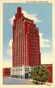 Mississippi Jackson Tower Building Curteich