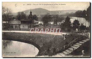 Old Postcard Metz View I'lle St Symphorien and Fort St Quentin