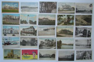 NEW JERSEY LOT of 138 ANTIQUE & VINTAGE POSTCARDS town views