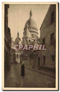 Postcard Old Paris Montmartre's Basilica for the Knight of the Rue de la Barre