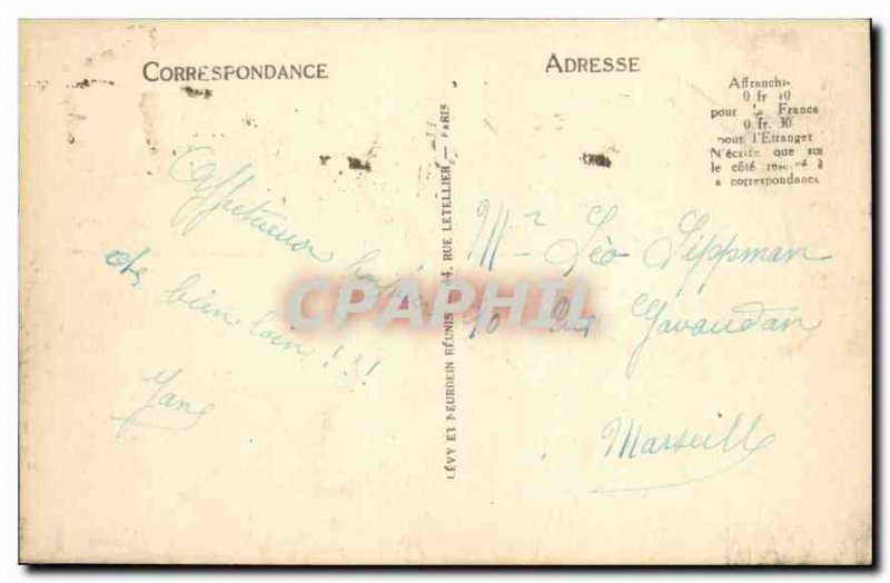 Postcard Old Paris Hotel de Ville