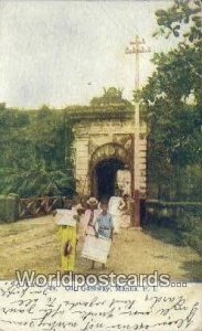 Old Gateway Mantila Philippines 1912 