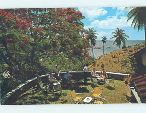 Pre-1980 LAWN CHAIRS AT ARNOS VALE HOTEL Scarborough Trinidad And Tobago F5994