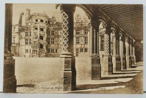 Chateau de Blois La Colonade c1907 Beautiful Architecture France Postcard L13