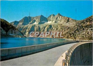 Postcard Modern Lake and Dam of Cap de Long and N?ouvieille Peaks (3092 m) Ha...
