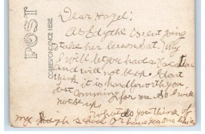 1912 Home Residence Stone Wall View Ackert Hook Rd Rhinebeck NY RPPC Postcard