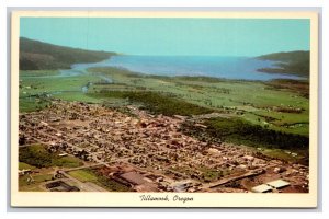 Birds Eye View Tillamook Oregon OR UNP Chrome Postcard V22