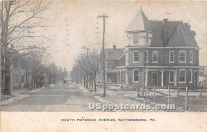 South Potomac Avenue - Waynesboro, Pennsylvania PA Postcard