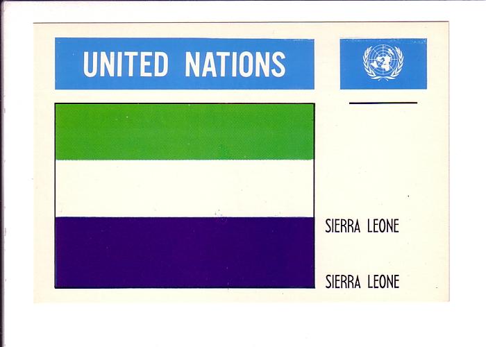 Sierra Leone, Flag, United Nations