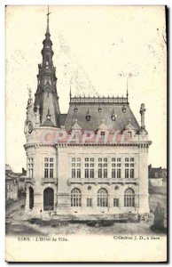 Old Postcard Sens L & # 39Hotel Town