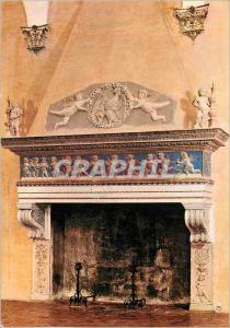 Postcard Modern Urbino Palazzo Ducale Domenico Rosselli Fireplace Angels