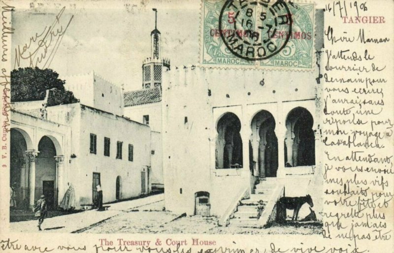 CPA AK MAROC TANGIER - The Treasury & Court House (93311)