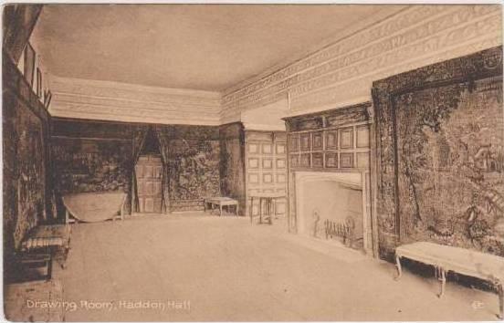 Interior View Of The Drawing Room Haddon Hall Bakewell